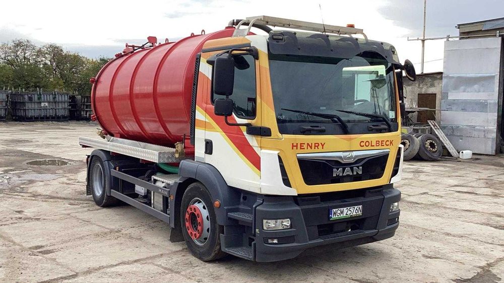 MAN TGM 18.250 4x2 asenizacyjny 12000L