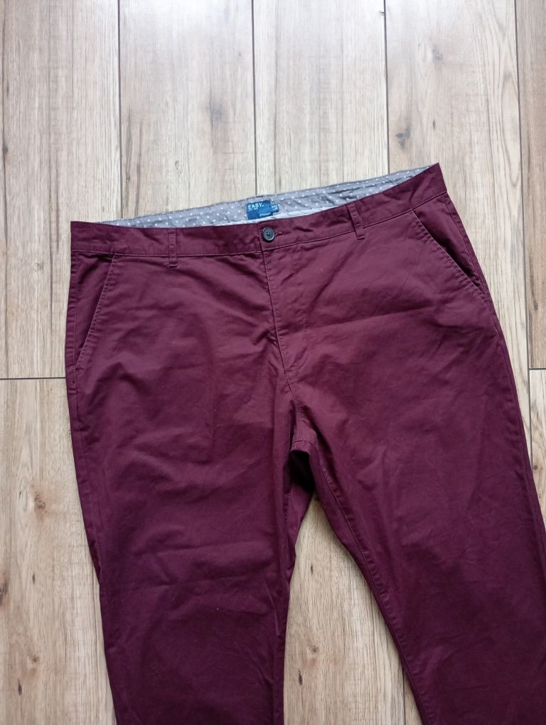 Easy męskie spodnie chino pas ok 110 / dł 105