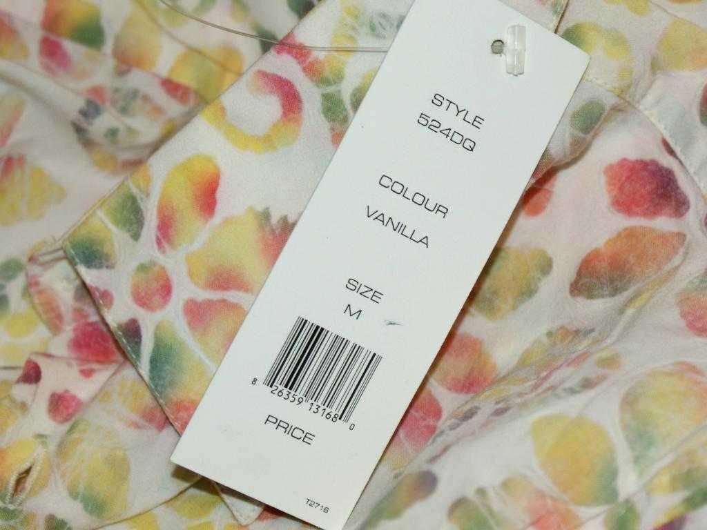 French Connection hawajska koszula męska kwiaty boho hippie vanilla L