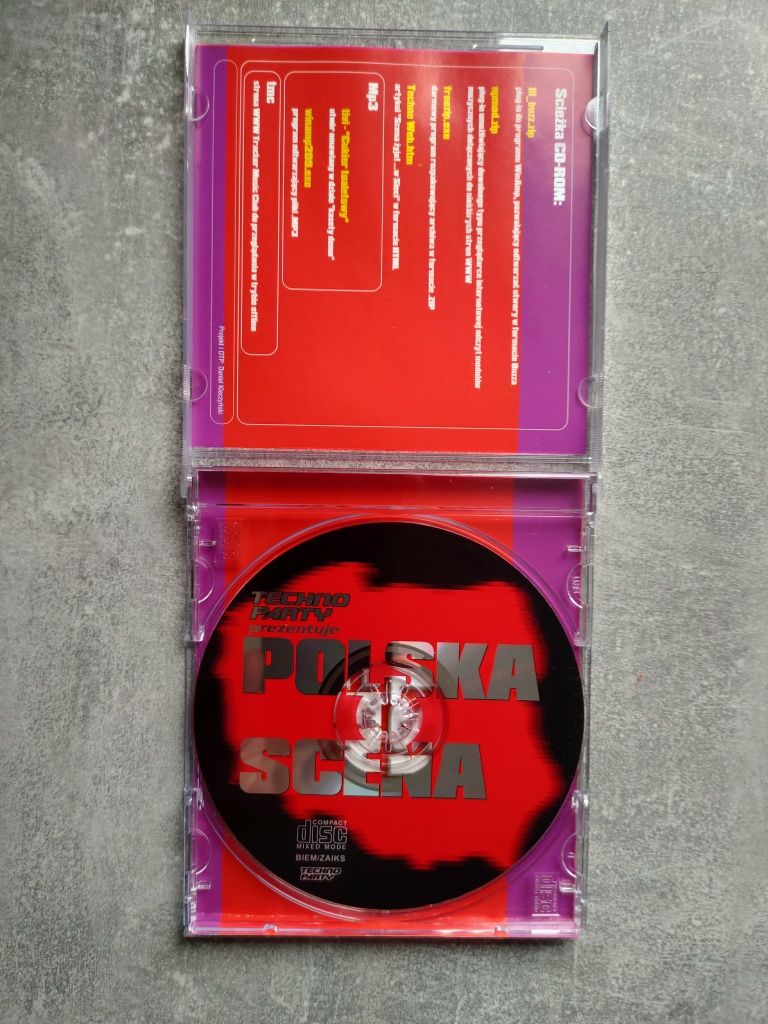 CD TECHNO PARTY POLSKA Scena Stan IDEALNY Oryginalna płyta kompaktowa