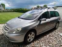 Peugeot 307SW. 2003r 110KM. Diese 2.0. Zarejestrowany na 7 osób