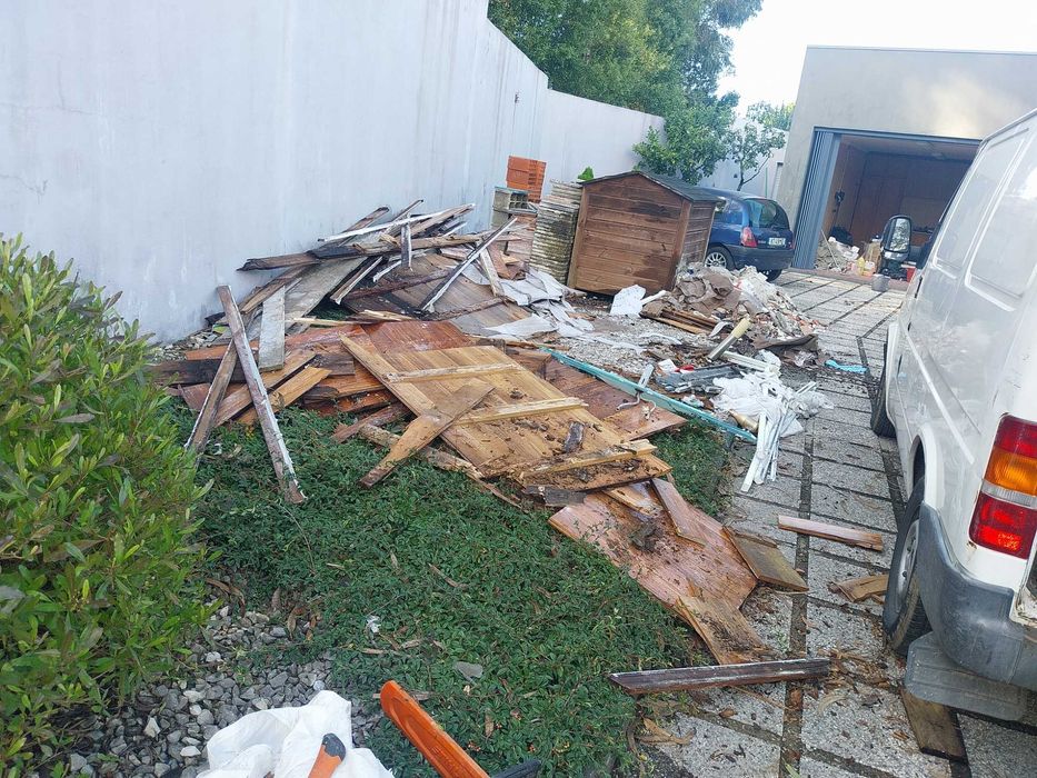 Entulho demolições sucatas moveis eletrodomésticos