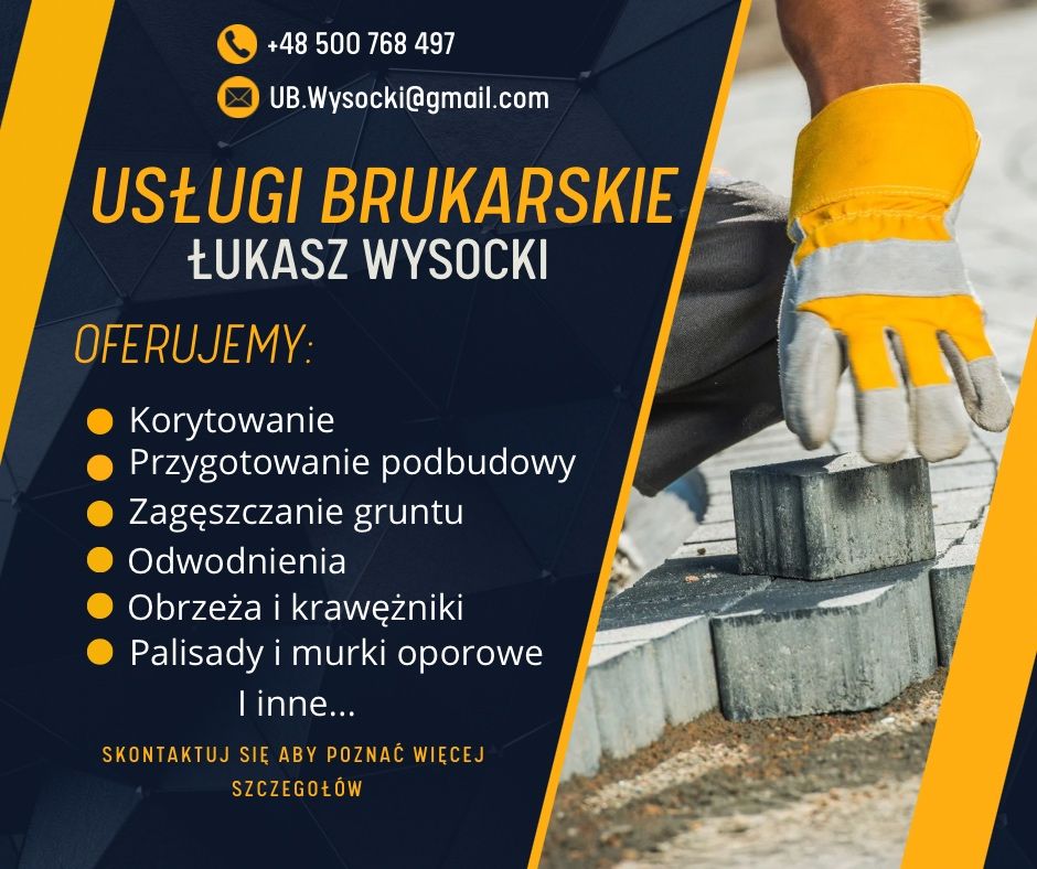 Usługi Brukarskie - Układanie kostki brukowej - DARMOWA WYCENA