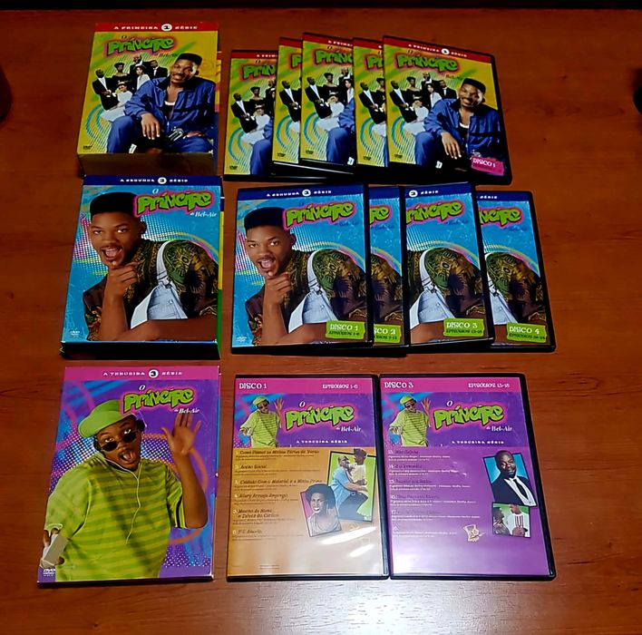O PRINCÍPE DE BEL-AIR (Will Smith) 3Séries/73Episód/13dvds verificados