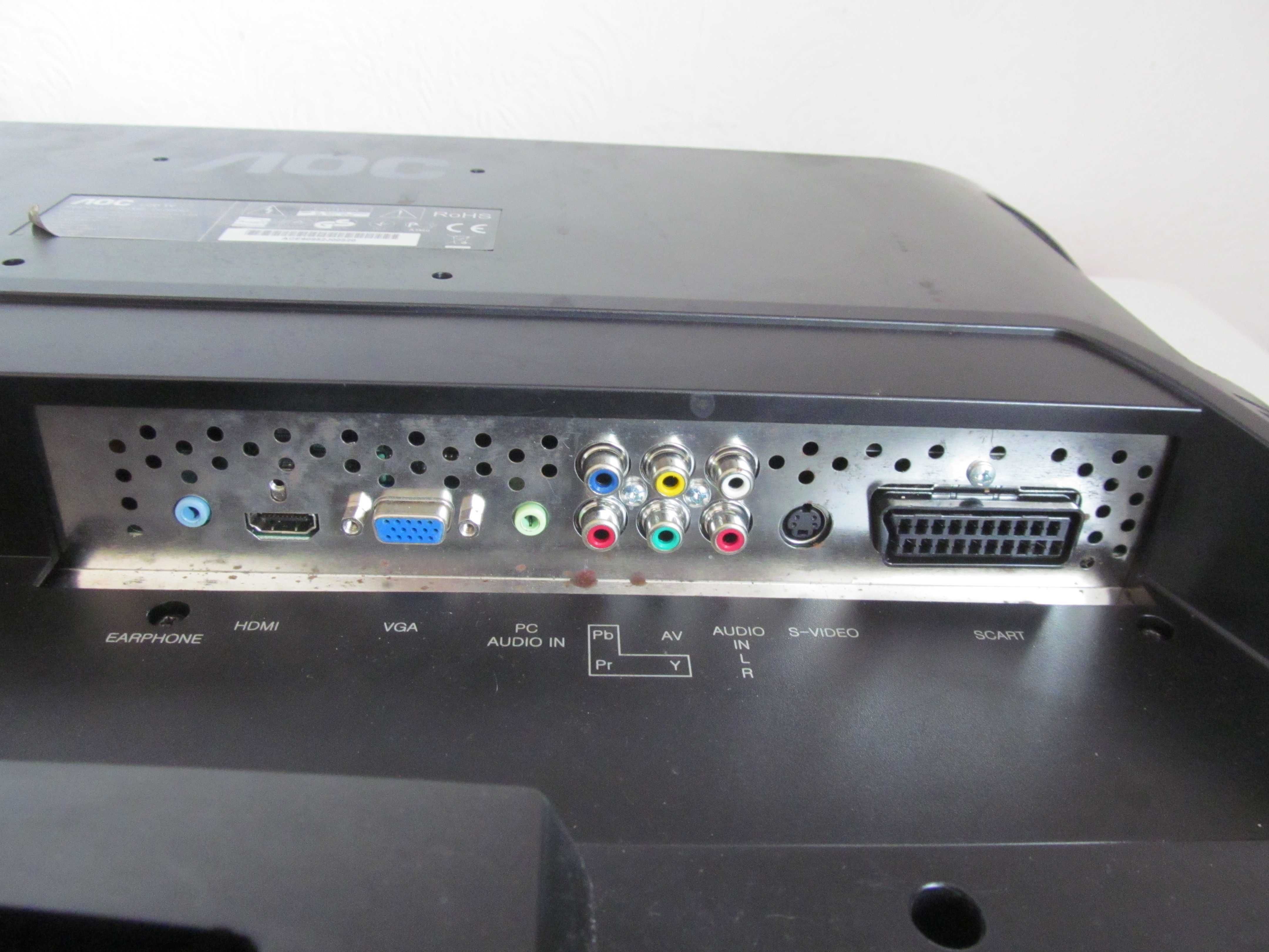 Telewizor AOC 2490Fwt- LCD TV- 24 " cale. Brak pilota, Full HD monitor