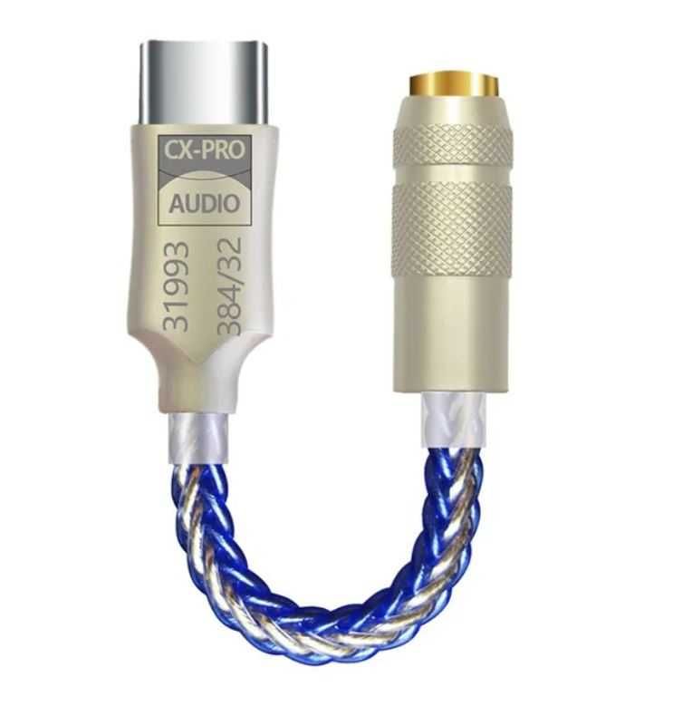 Wzmacniacz słuchawkowy DAC Conexant CX31993 jack 3.5mm/USB-C