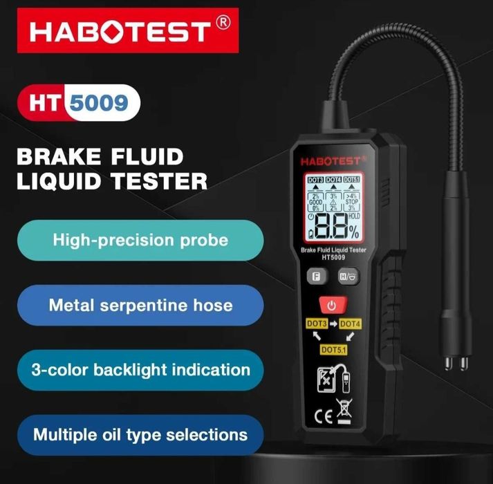 Miernik zawartości wody tester płynu hamulcowego Habotest HT 5009