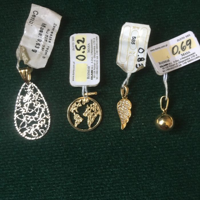 Zawieszka złota nowa próba 585