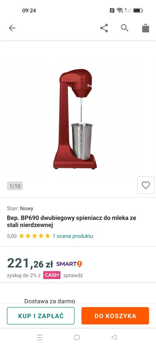 Drink Mixer Beper, spieniacz,blender, urządzenie wielofunkcyjne.