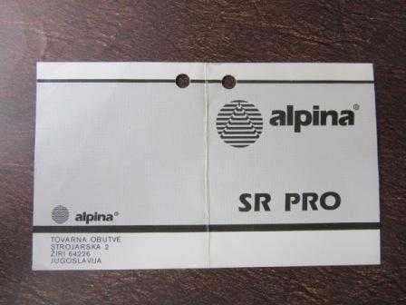 Ботинки горнолыжные  ALPINA SR-PRO, размер 41.