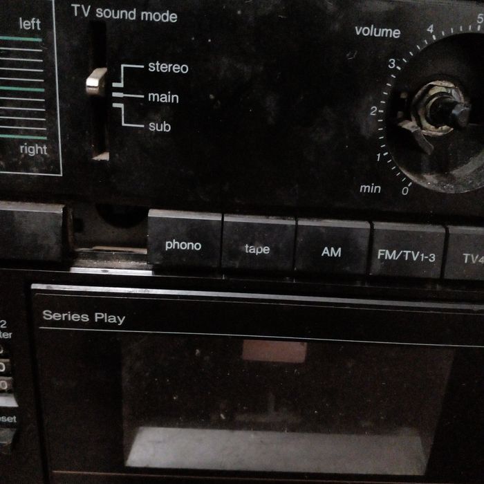 Кассетный ресивер NATIONAL  SA-W3 редкий под реставрацию