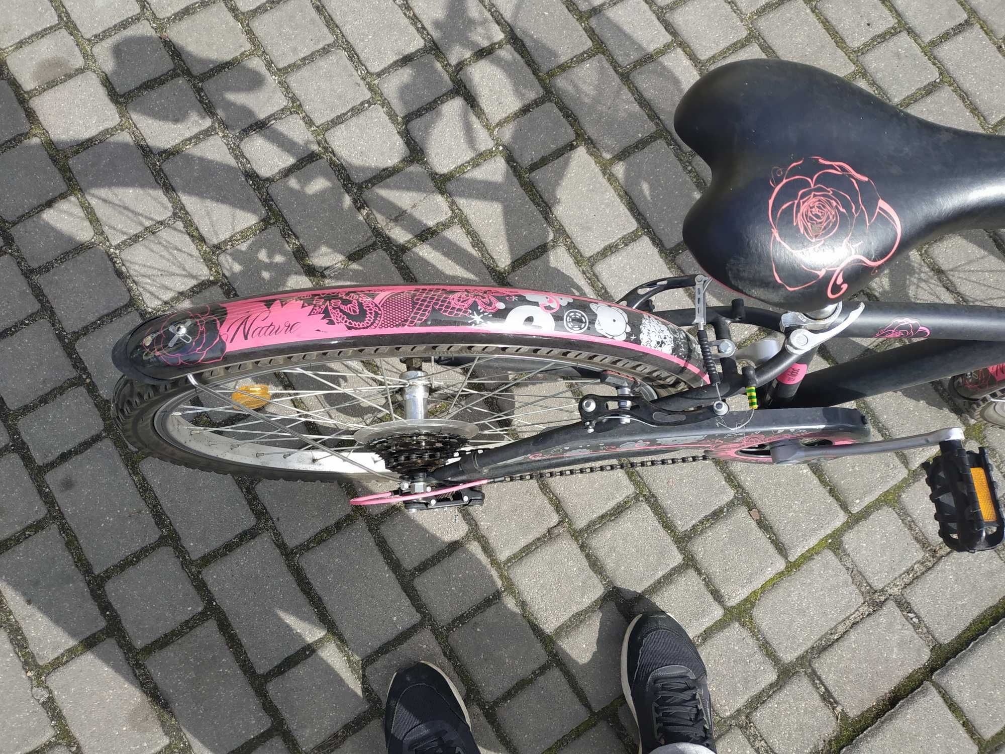 Rower BTwin kopa 24 ładny dla dziewczynki