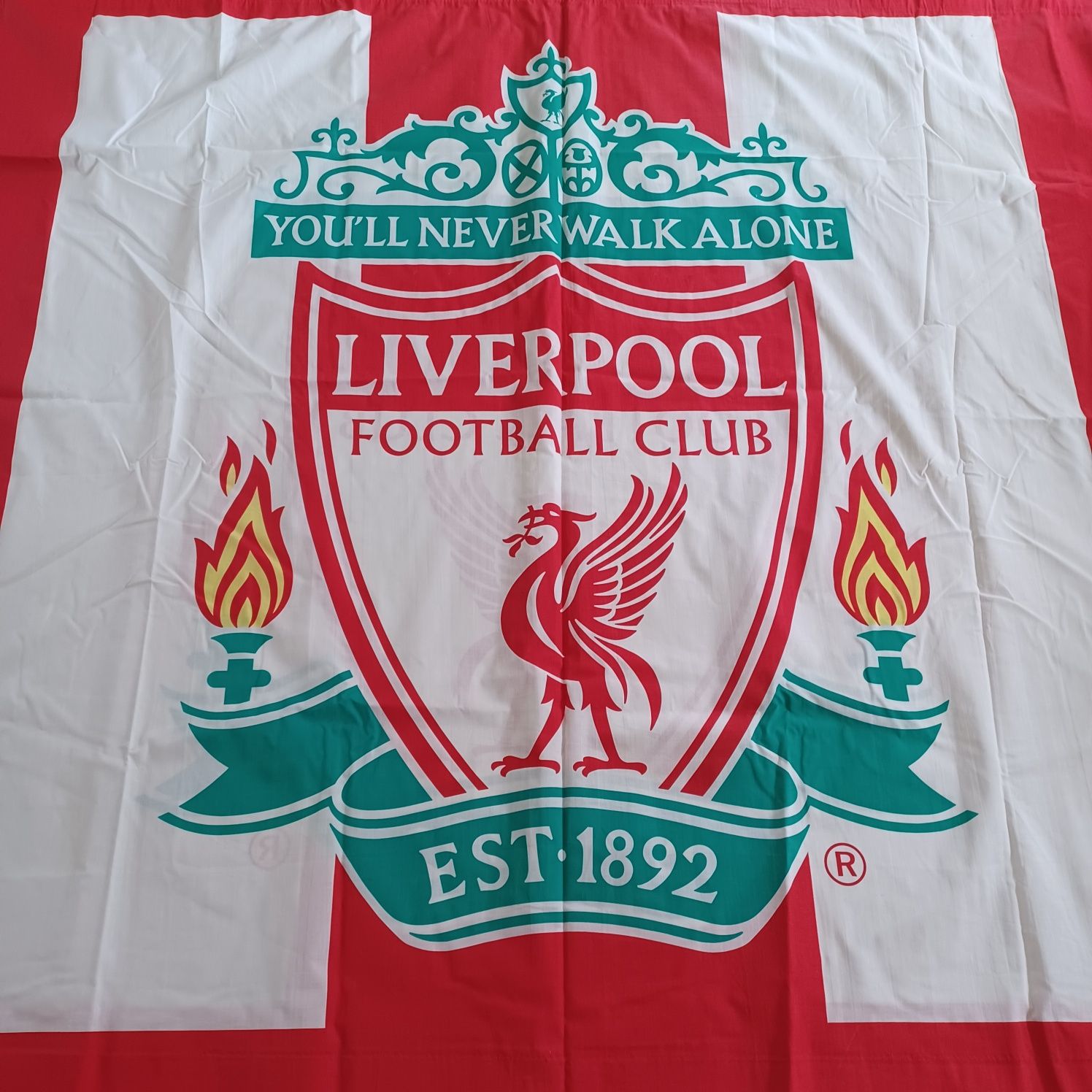 Zasłony Liverpool drużyny piłkarskiej 140-165 cm