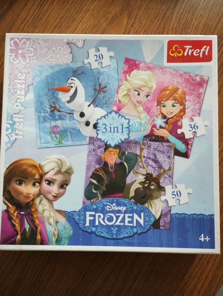 Puzzle Trefl Disney Frozen 3 w 1