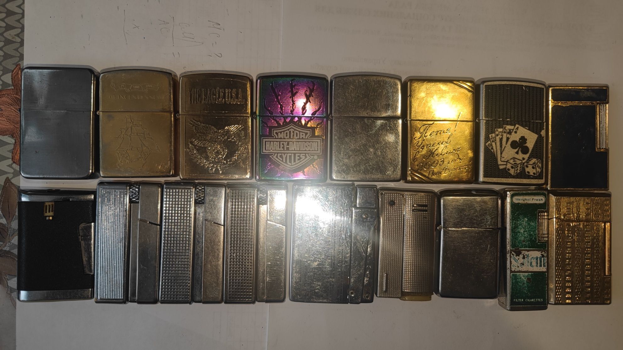 Зажигалки zippo в коллекцию, есть редкие