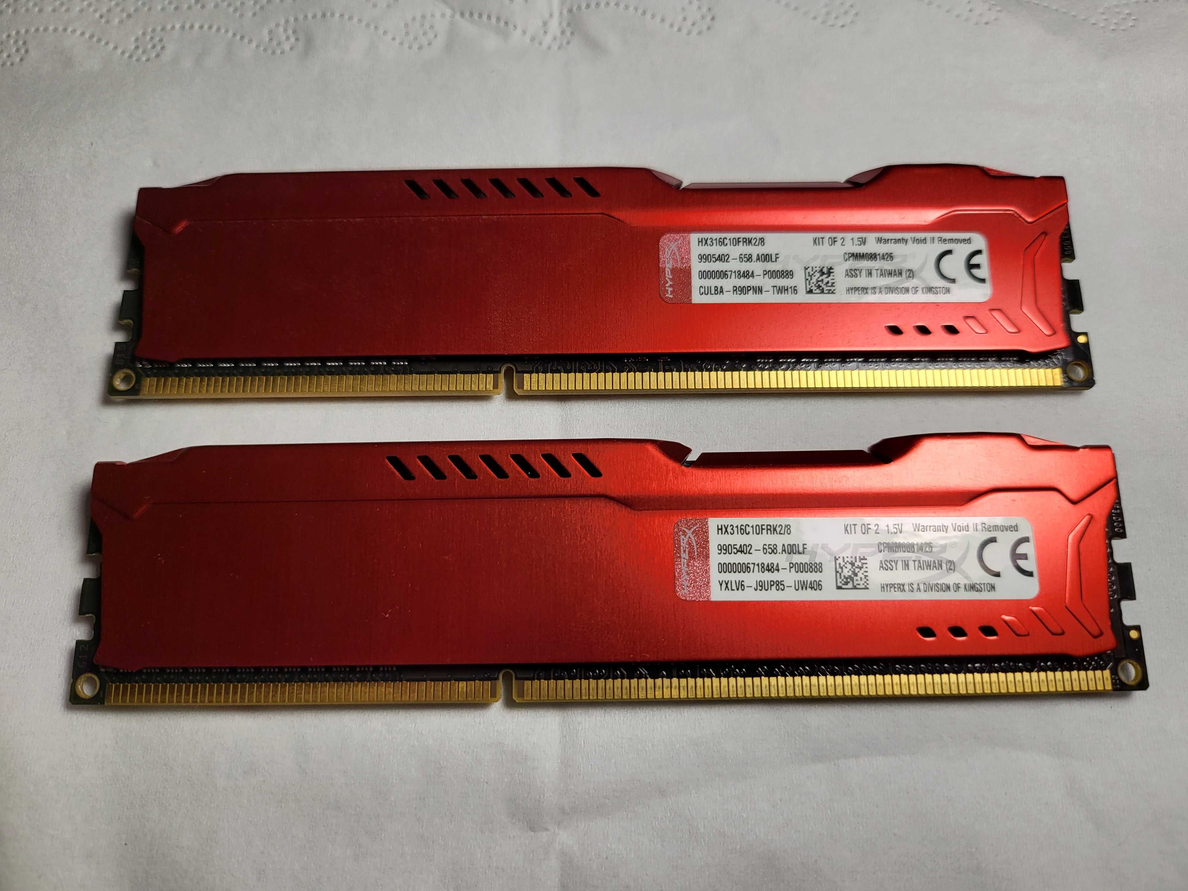 Ram DDR3 1600 MHz Kingston HyperX Fury (2x4GB) ZESTAW!