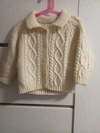 Sweter sweterek rozpinany bezowy