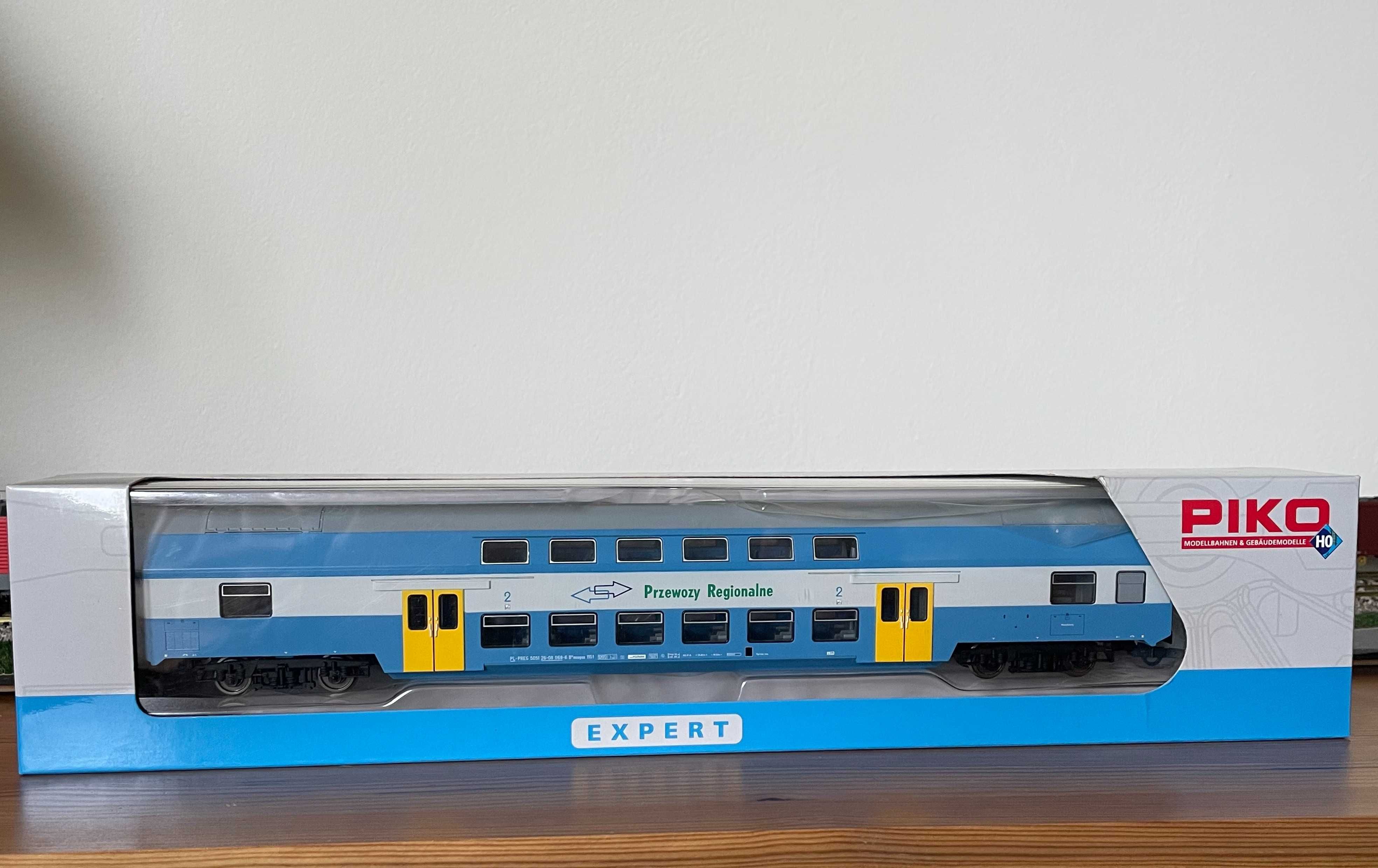 PIKO 97035 EXPERT wagon piętrowy Przewozy Regionalne stan IDEALNY