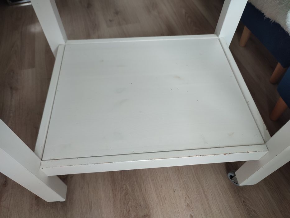 Stolik Ikea hemnes na kółkach + dodatkowy blat Godula 10.24