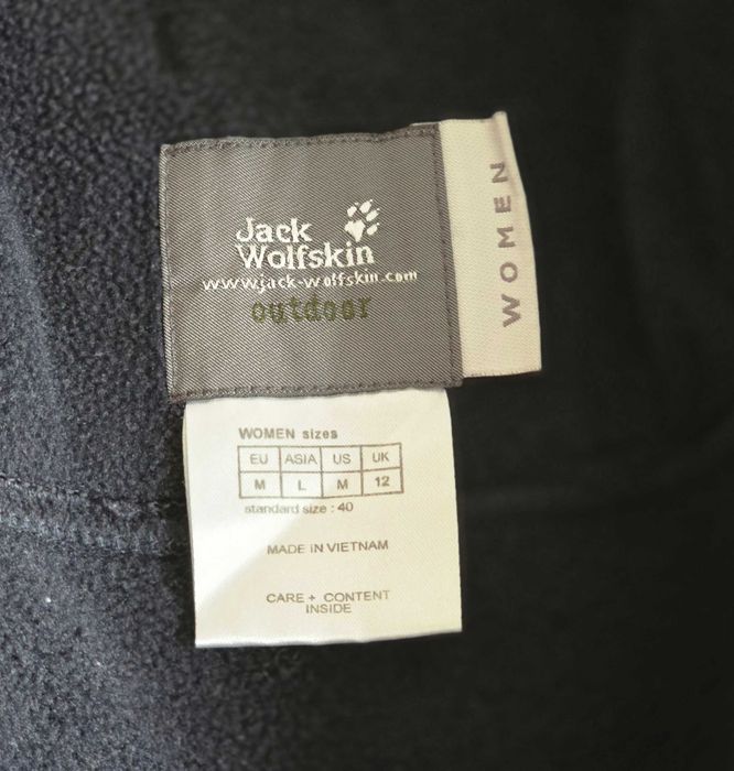 Bluza polarowa *Jack Wolfskin* unisex, czarna roz. M