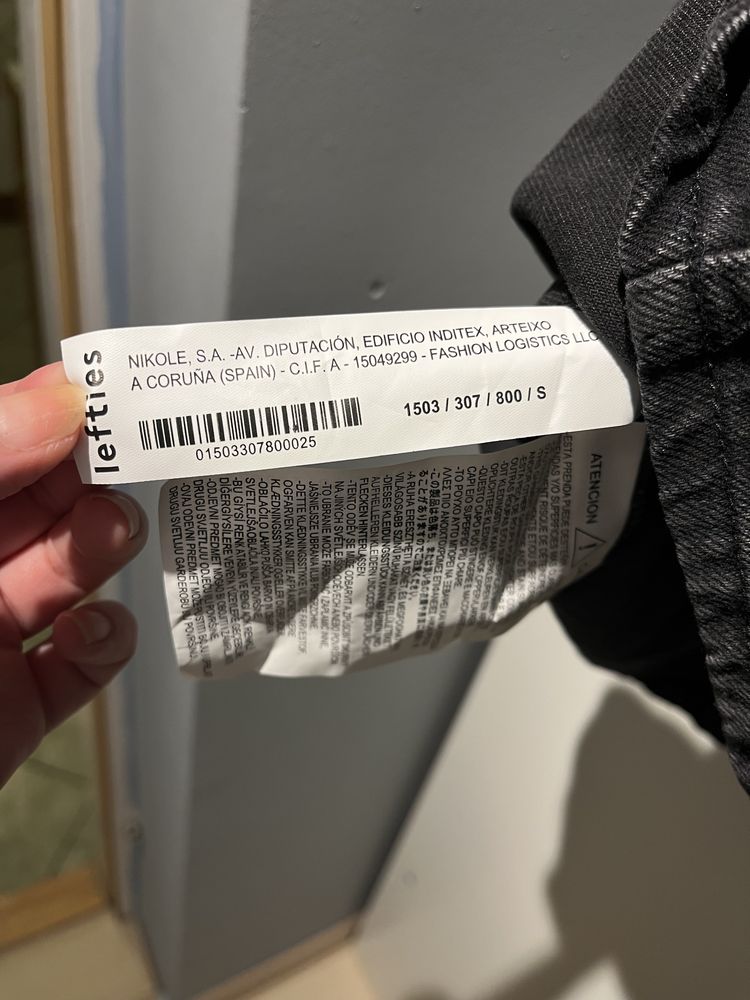 Nowa jeansowa sukienka Lefties rozmiar S