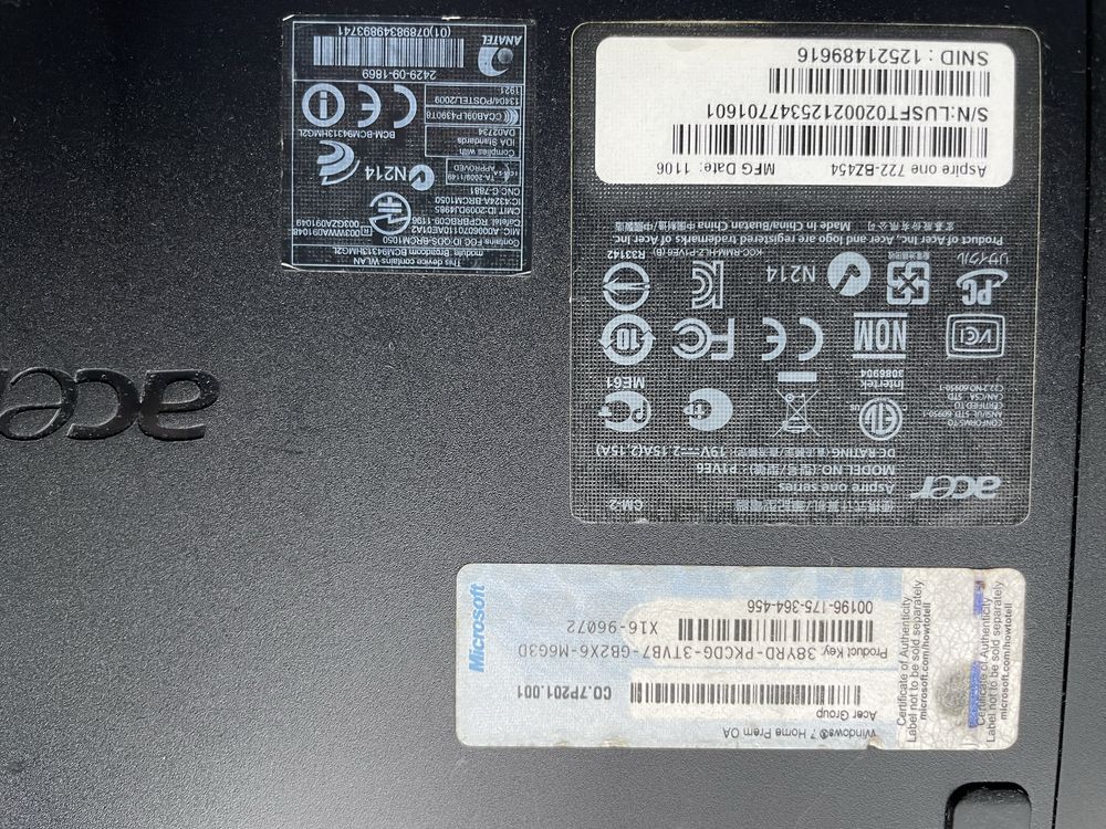 Нетбук, ноутбук 240gb ssd