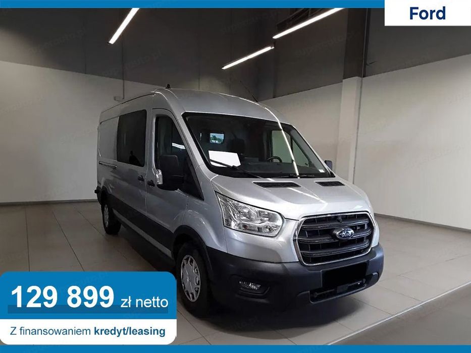 Ford Transit 350 L3H2 Trend Zabudowa Brygadowa 2.0 165KM  7-os. !! Hak !! Bi-Xenon !! Ekran 12" !! Kamera !!