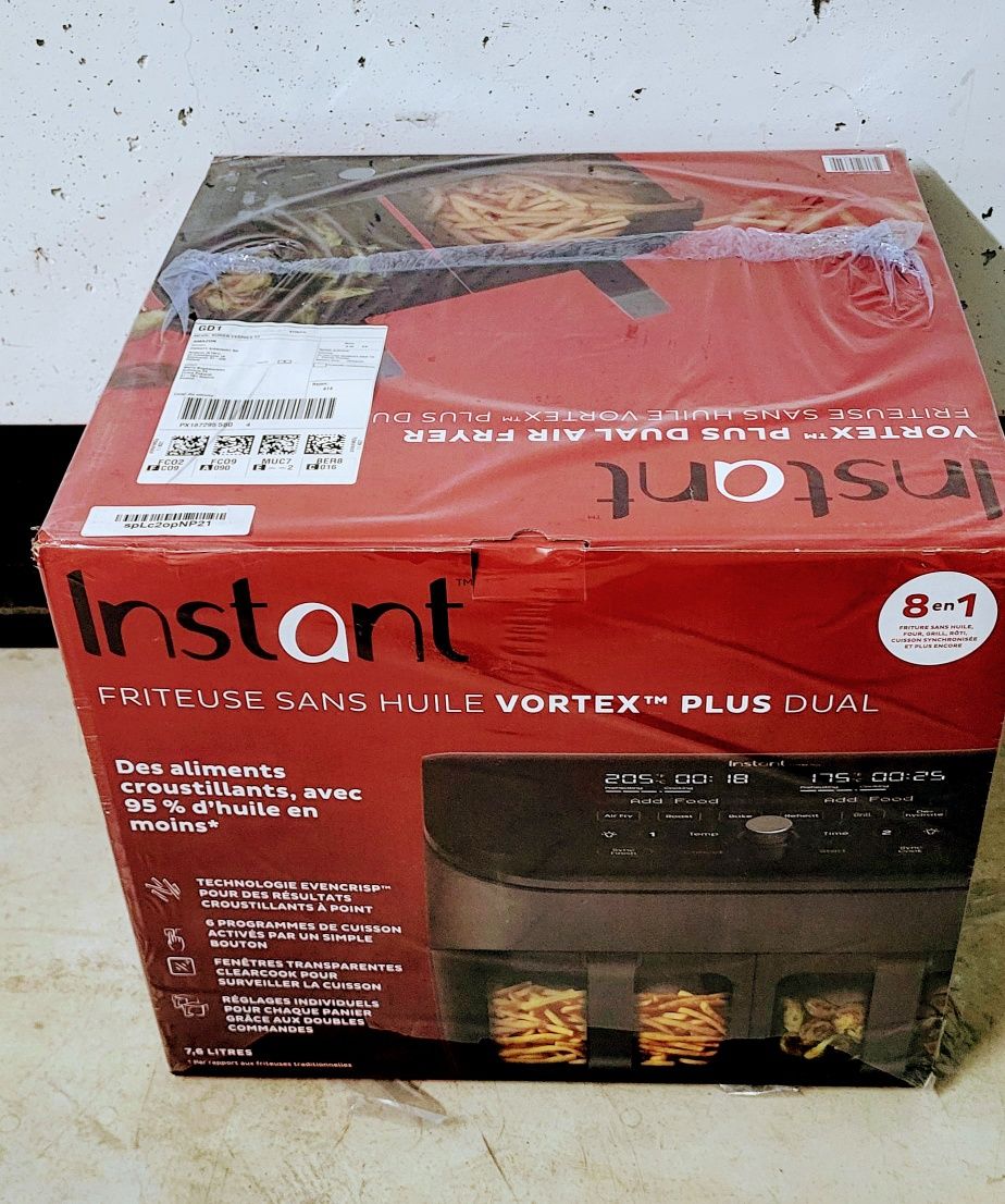 Airfryer Instant Vortex Plus Dual | Frytkownica beztłuszczowa | Nowa |