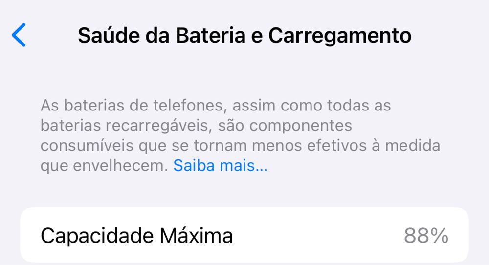 Iphone 12 64GB 1 ano de uso 88% bateria