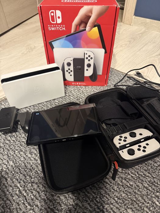 Nintendo switch oled  biała