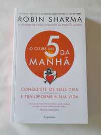 Livro O Clube das 5 Horas da Manhã - Robin Sharma