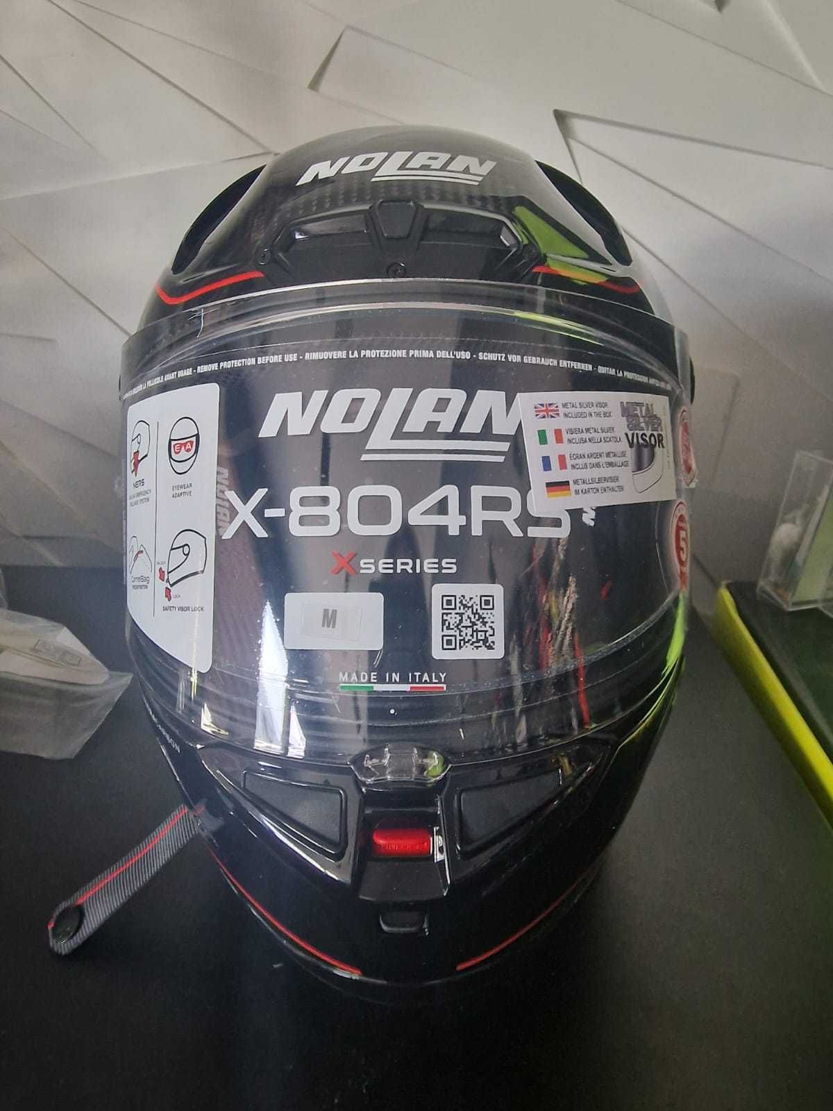 Kask motocyklowy NOLAN X-804 RS Ultra Carbon 'S'M'L BLACK/RED
