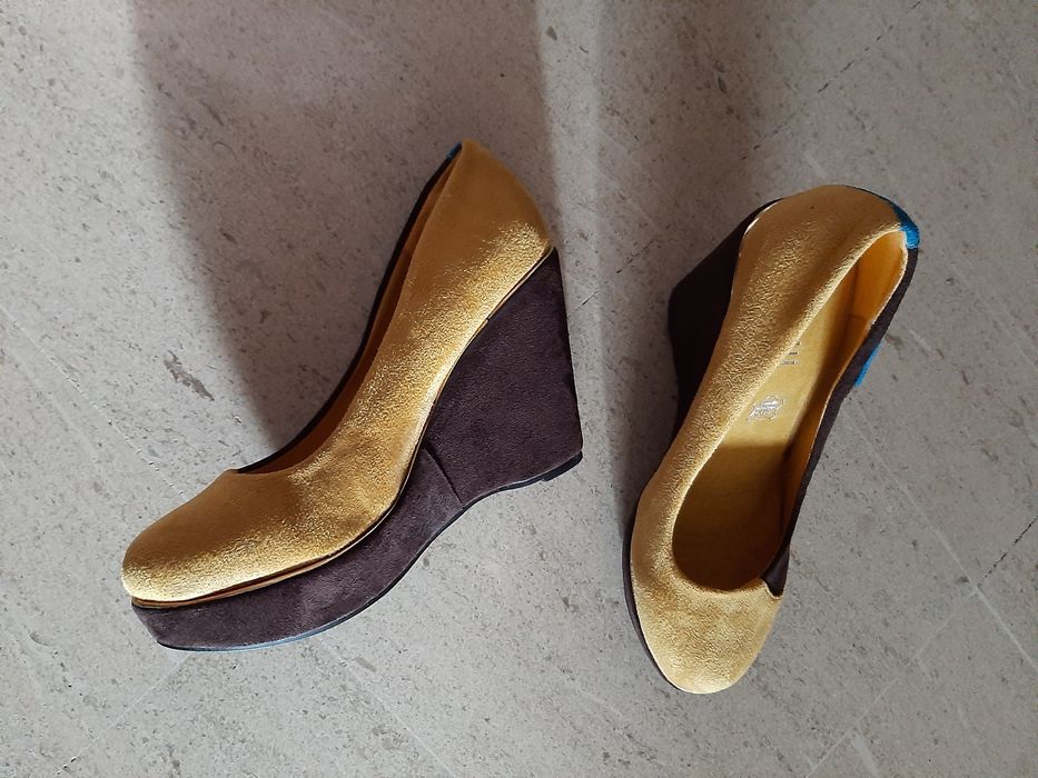 Sapatos moow camurça, 38 - novos