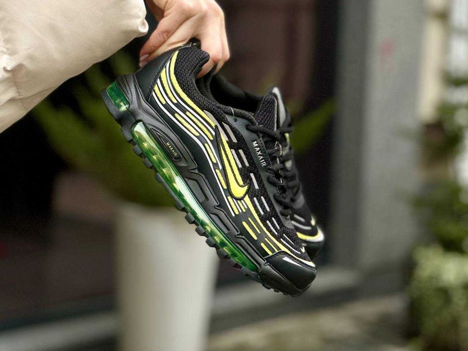 СУПЕР ХІТ! Кросівки Nike Air Max TL 2.5 Black Green легкі  надійні