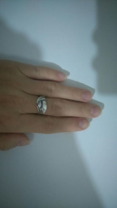 Срібне колечко. Розмір 16.5-17.