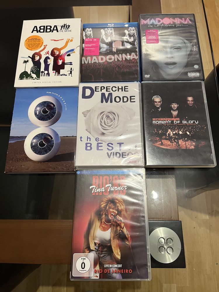 DVD música como novos