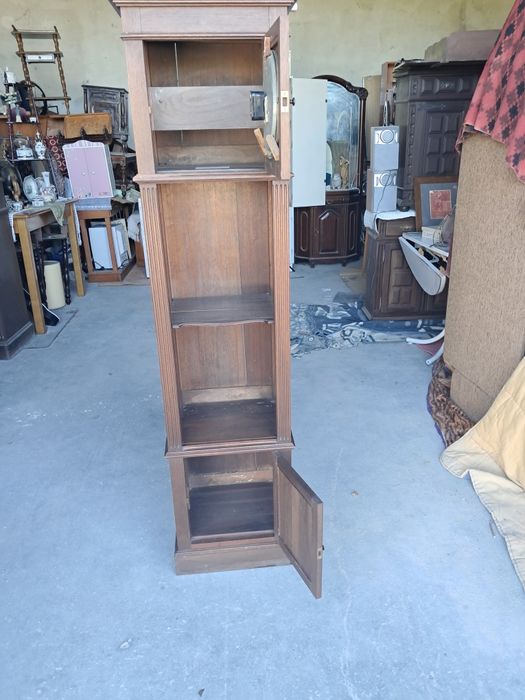 Relogio de pe em madeira vintage