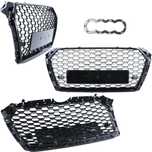 GRILL ATRAPA AUDI A4 B9 2015 2016 2017 2018 2019 RS4 WZÓR PLASTER MIODU
