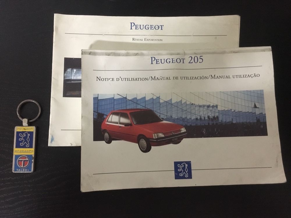 Manual de utilizador peugeot 205 GTI e outros