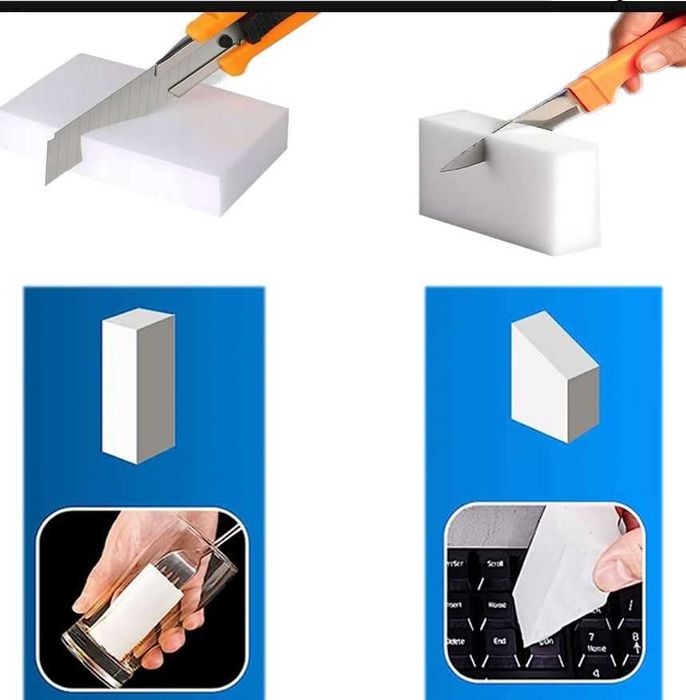 Magiczna gąbka zestaw 10 sztuk Czyści bez chemii