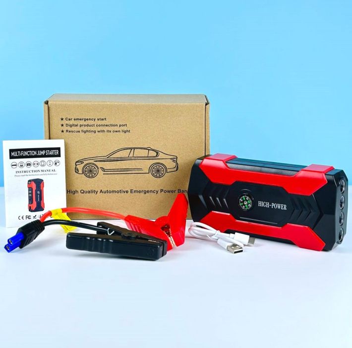 Пускозарядний пристрій, Jump starter, Buster, 28000 mAh