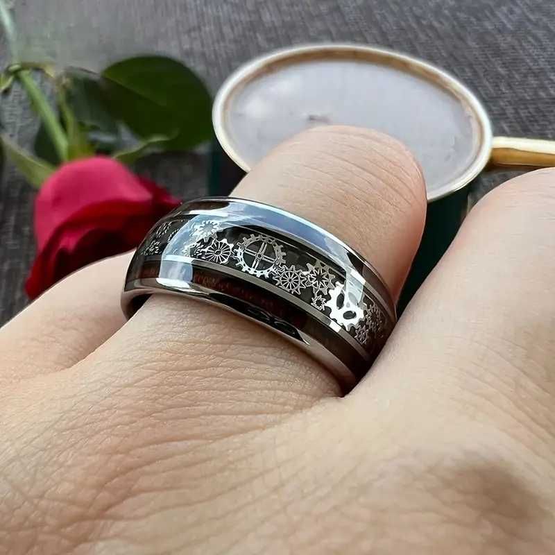 Уникальное кольцо из нержавеющей стали, 10 мм очень редкий дизайн