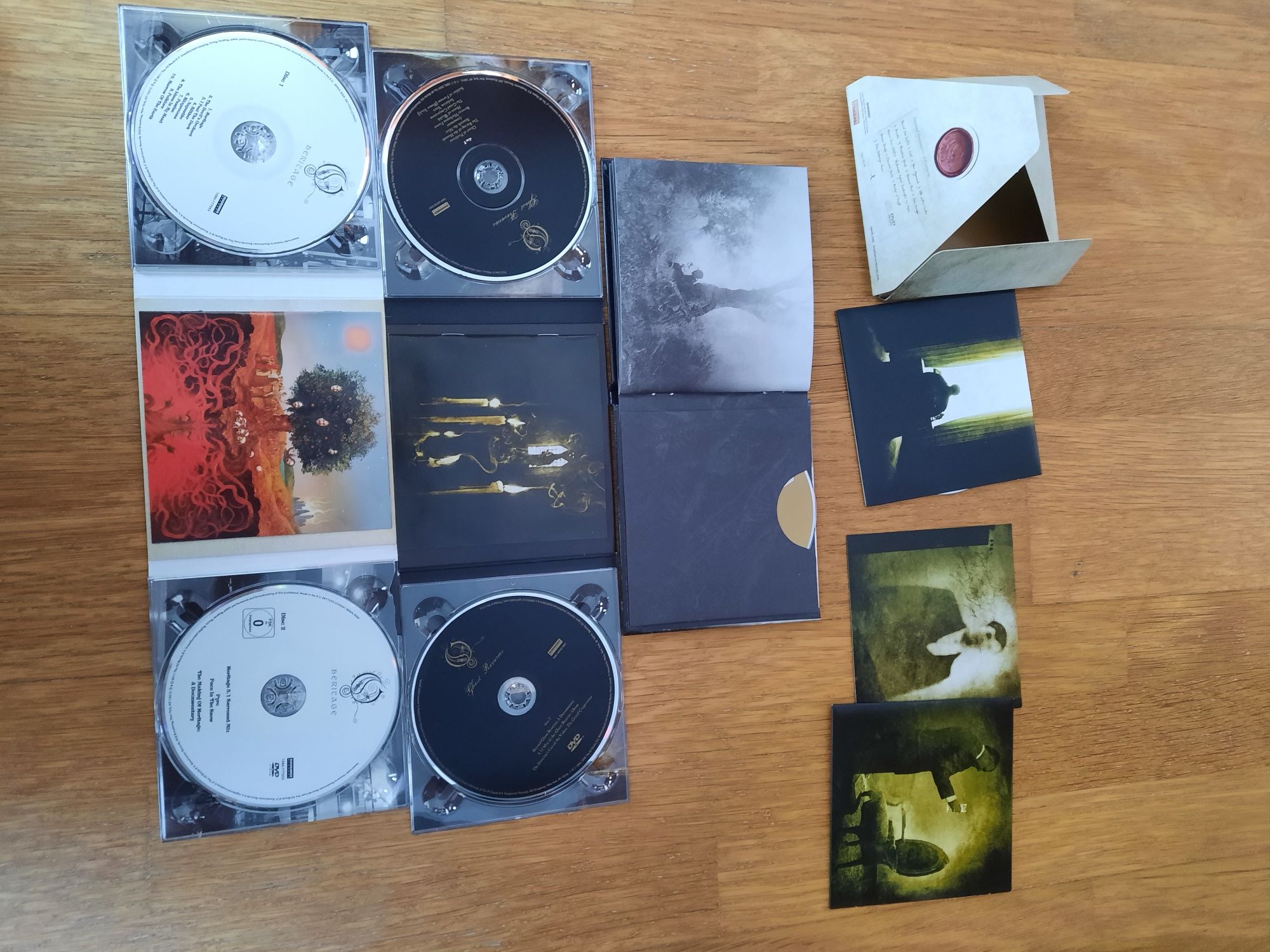 CDS dvds opeth primus sepultura CD akerfeldt  claypool cavalera metal