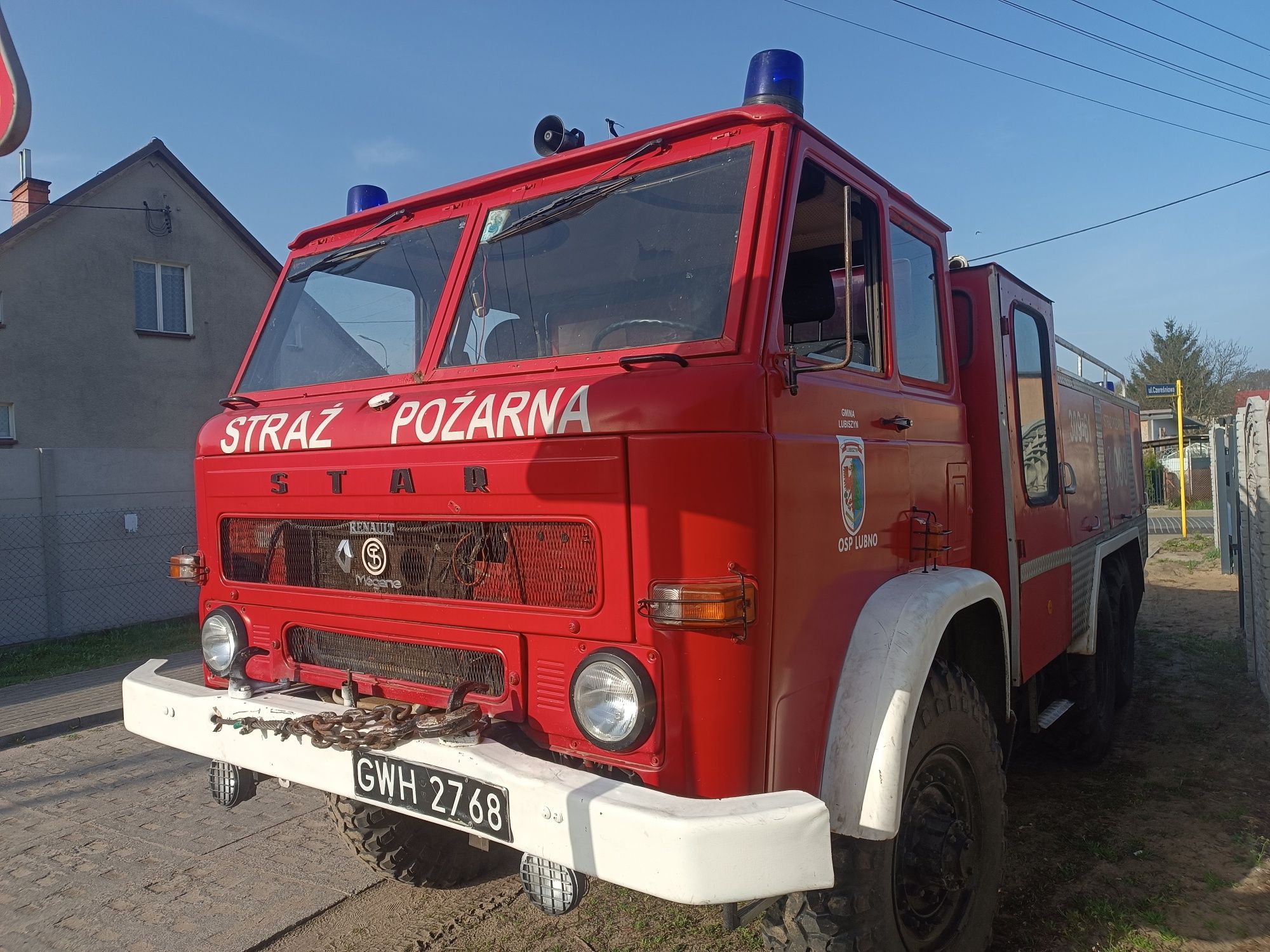 Star 266 pożarniczy, strażacki 6x6 , terenowy