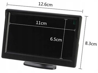 Zestaw Cofania Kamera+ Monitor 5" Movano Master Nissan