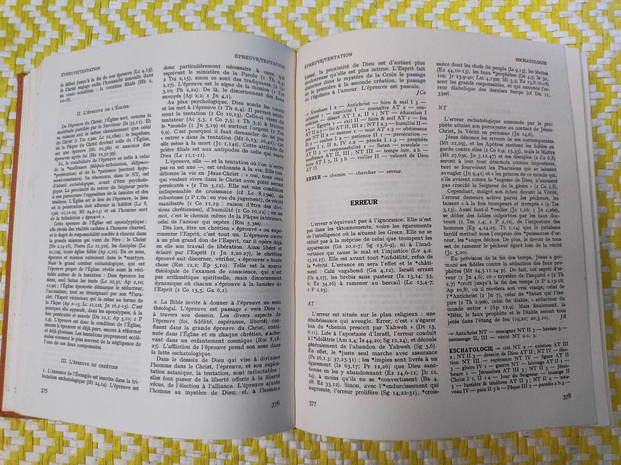 Vocabulaire de Theologie Biblique –
Les Éditions du Cerf