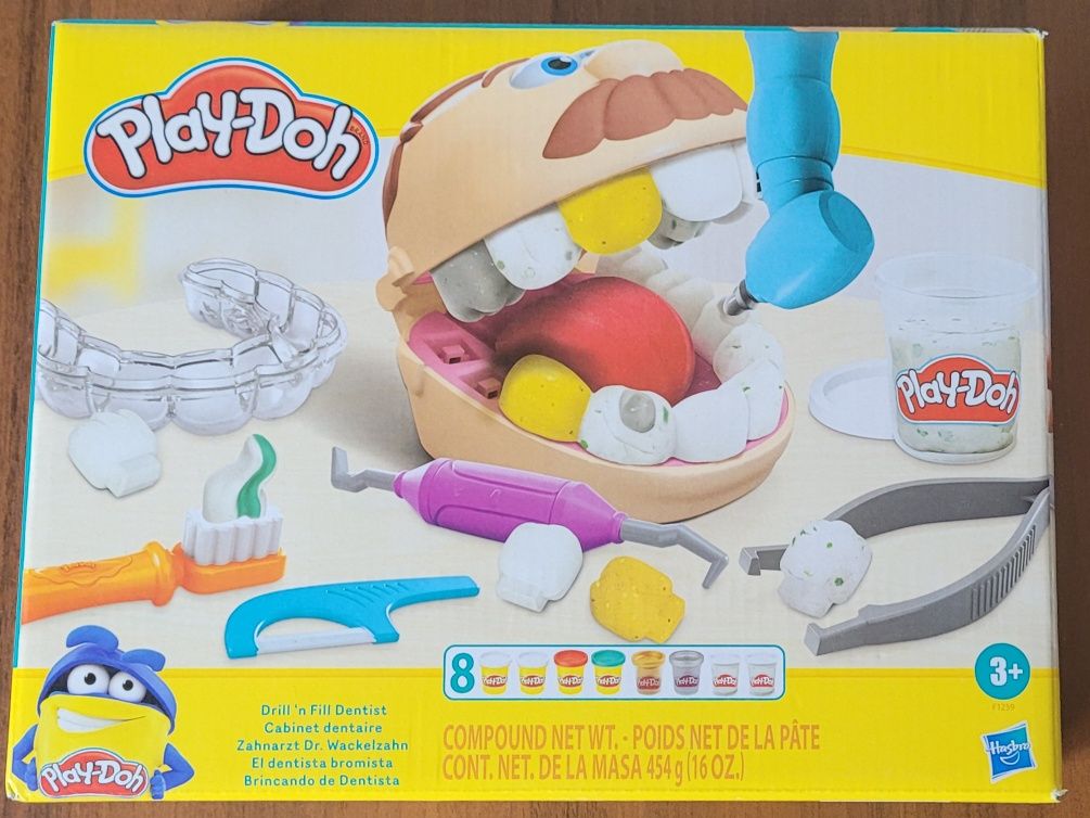 Playdoh Dentysta - 8 sztuk ciastolin