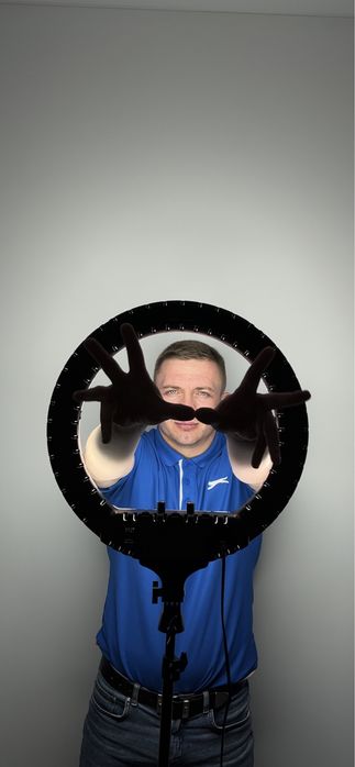 Кільцева світлодіодна лампа RL-18. 45см діаметром, 55 вт потужнісь