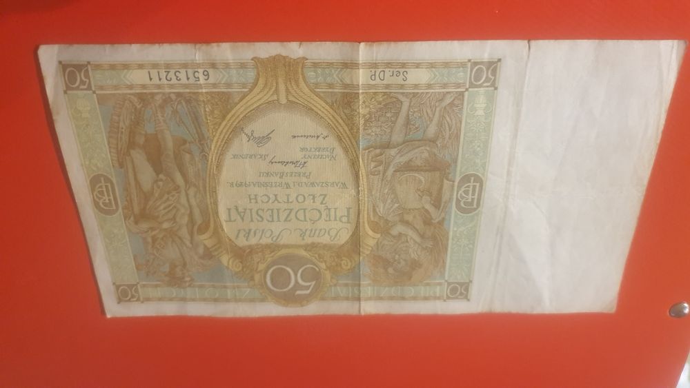 Banknot 50 zł z 1929 roku