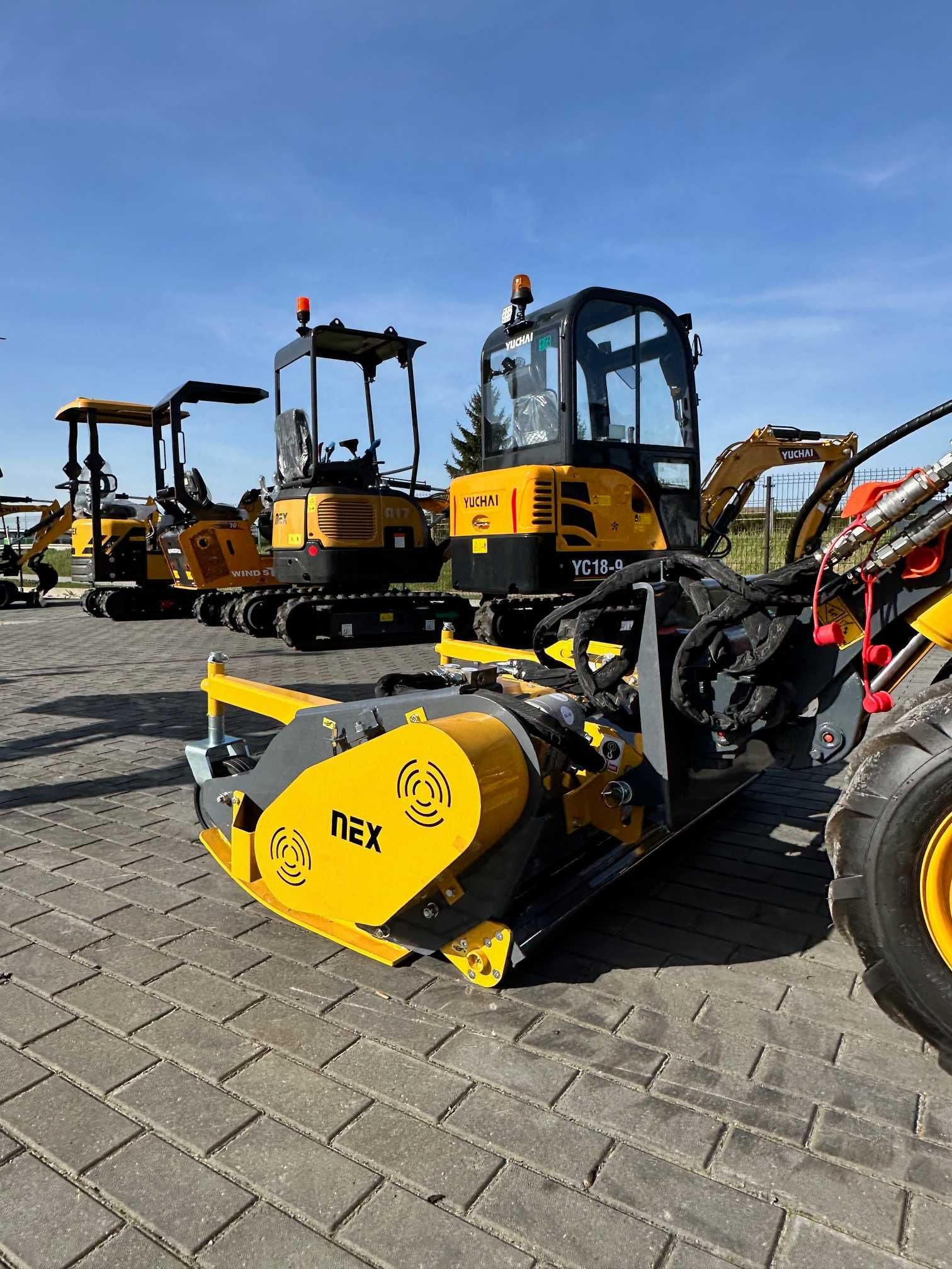 Mulcher Kosiarka bijakowa NEX FL130 hydrauliczna do Avant Multione